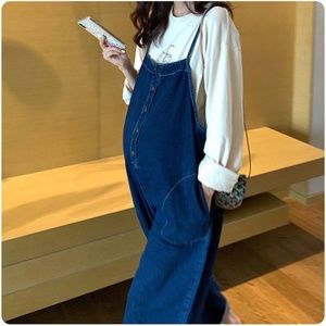 Wide-Leg maternity overalls / jumper (denim)
